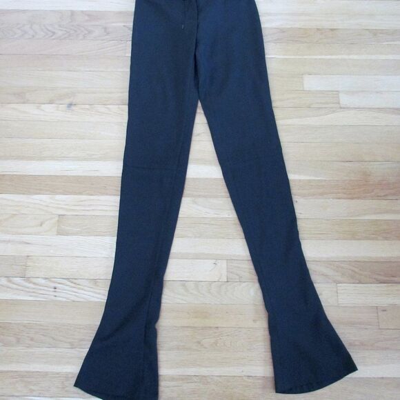NEW Dolce & Gabbana Black Over Shoe or Boot Wool Pants Sz 4 38 Extra Long - Picture 9 of 12